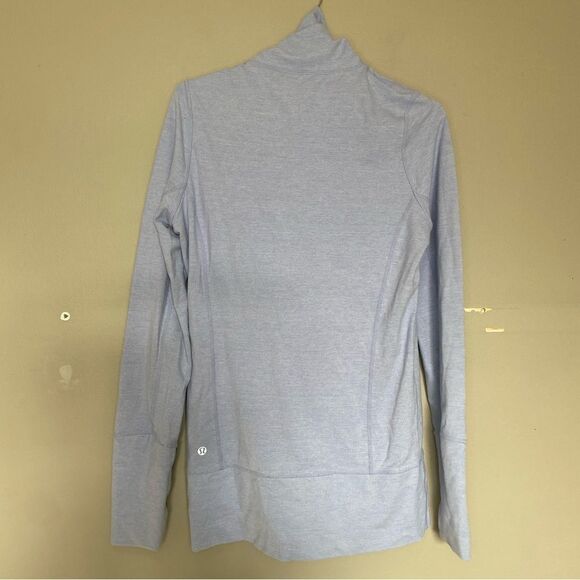 Lululemon Heathered Lavender Dusk/ Black In Stride Full-Zip Jacket Size 6 - Picture 9 of 9